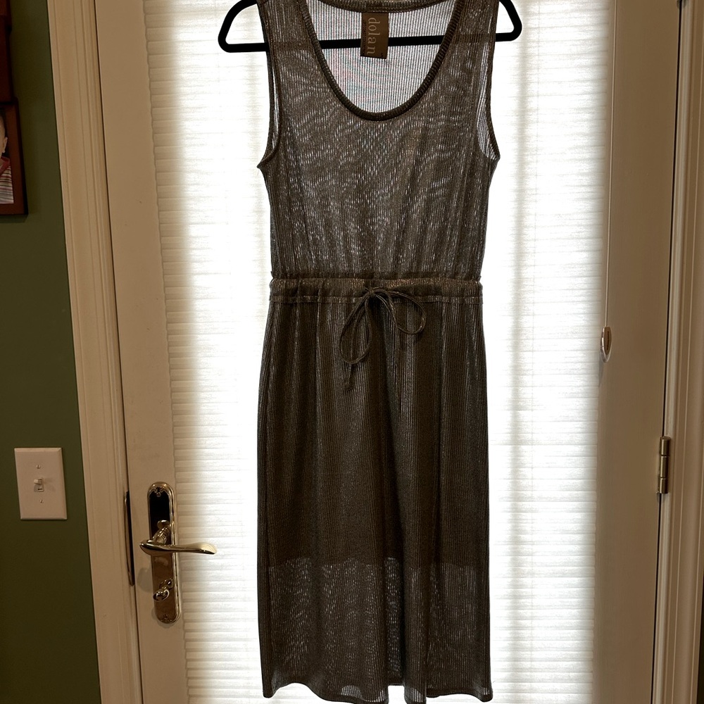 Anthropologie Dolan Silver Tank Dress